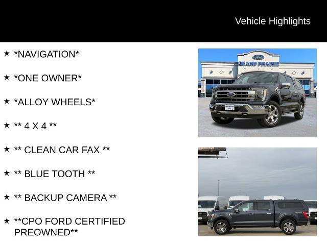 Certified 2022 Ford F150 Lariat w/ Equipment Group 502A High image 4