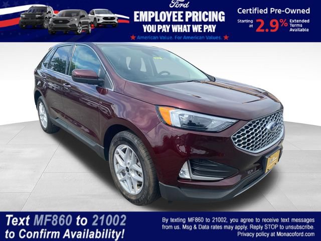 Certified 2024 Ford Edge SEL w/ Convenience Package