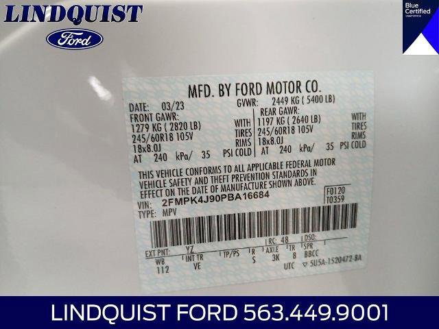 Certified 2023 Ford Edge SEL w/ Convenience Package AWD/4WD image 21
