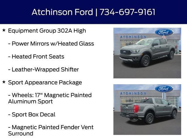 Certified 2023 Ford Ranger XLT w/ Equipment Group 302A High image 4