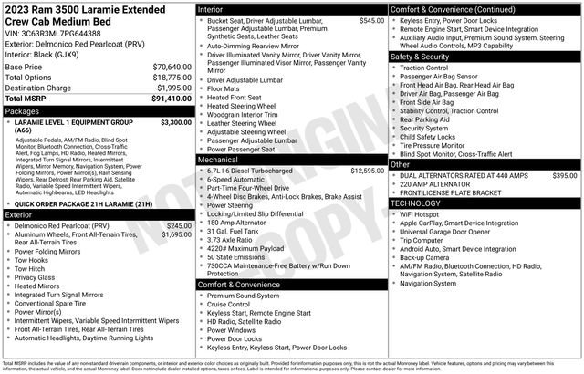 Used 2023 RAM 3500 Laramie image 37