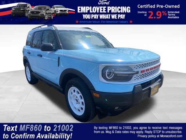Certified 2025 Ford Bronco Sport Heritage w/ Convenience Package