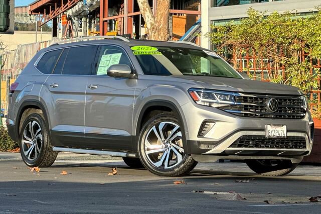 Used 2021 Volkswagen Atlas SEL Premium AWD/4WD image 2