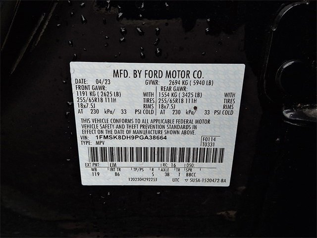 Certified 2023 Ford Explorer XLT image 29