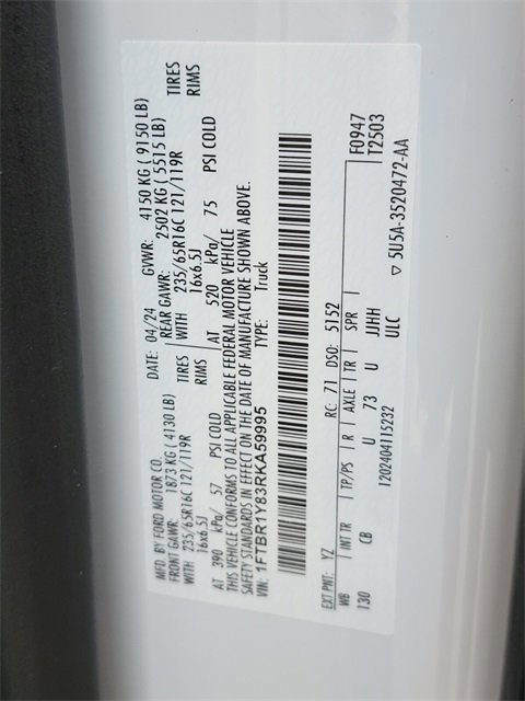 Certified 2024 Ford Transit 250 Low Roof w/ Exterior Upgrade Package image 25