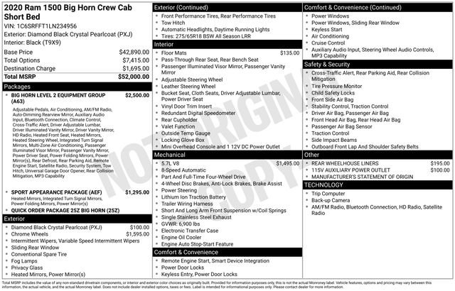 Used 2020 RAM 1500 Big Horn AWD/4WD image 6