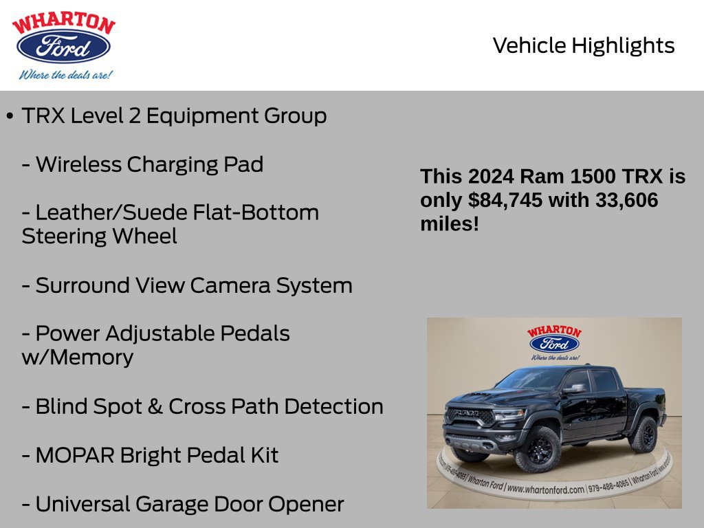 Used 2024 RAM 1500 TRX w/ TRX Level 2 Equipment Group AWD/4WD image 26