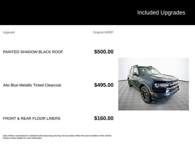 Certified 2023 Ford Bronco Sport Outer Banks AWD/4WD image 6