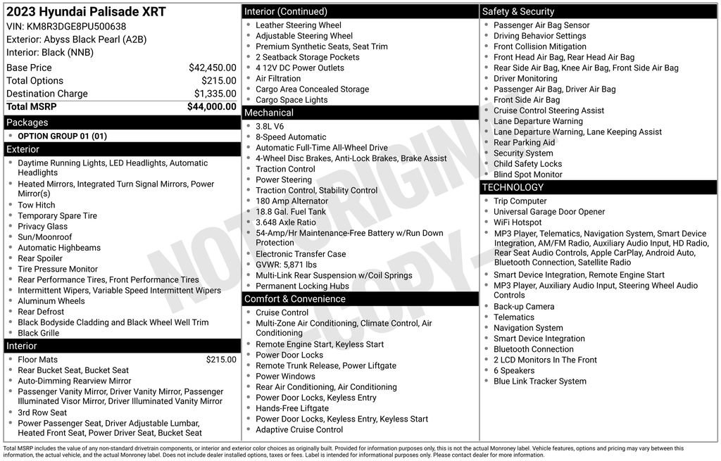 Used 2023 Hyundai Palisade XRT AWD/4WD image 26
