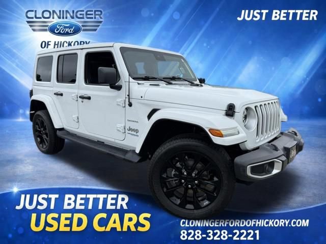 Used 2021 Jeep Wrangler Unlimited Sahara w/ Cold Weather Group AWD/4WD image 1