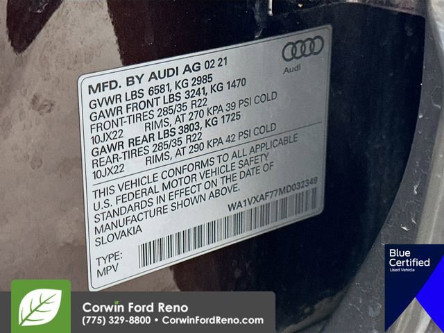 Used 2021 Audi Q7 3.0T Prestige w/ Prestige Package AWD/4WD image 38