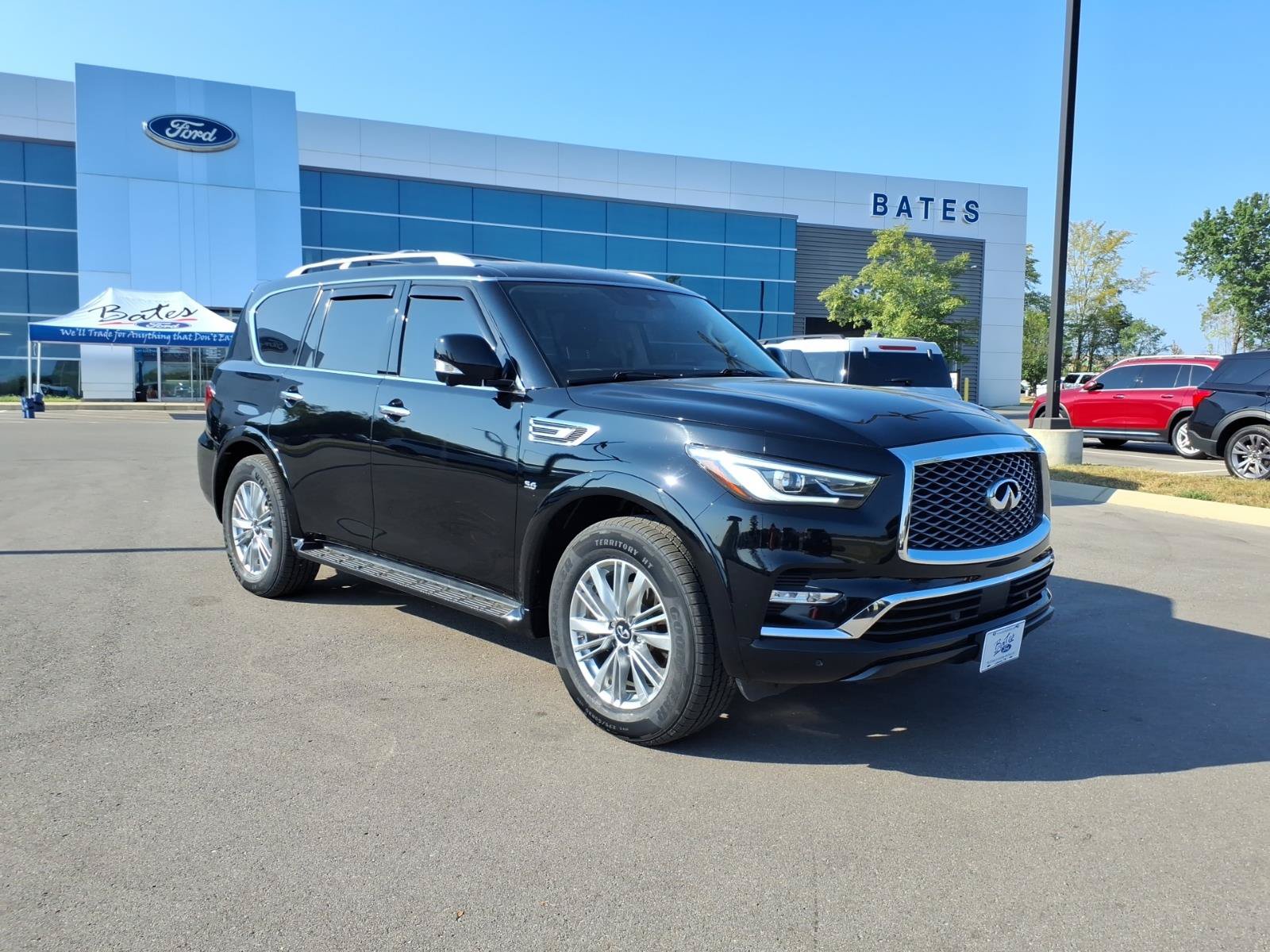 Used 2019 INFINITI QX80 Luxe w/ All-Season Package AWD/4WD video 1