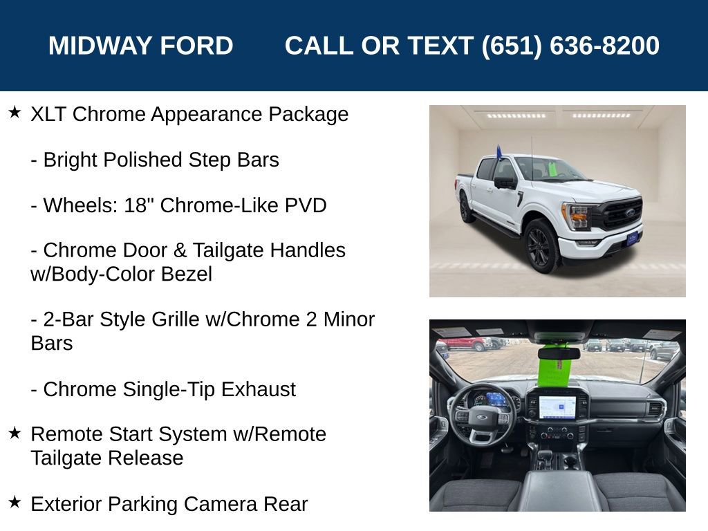 Certified 2023 Ford F150 XLT w/ Equipment Group 302A High AWD/4WD image 30