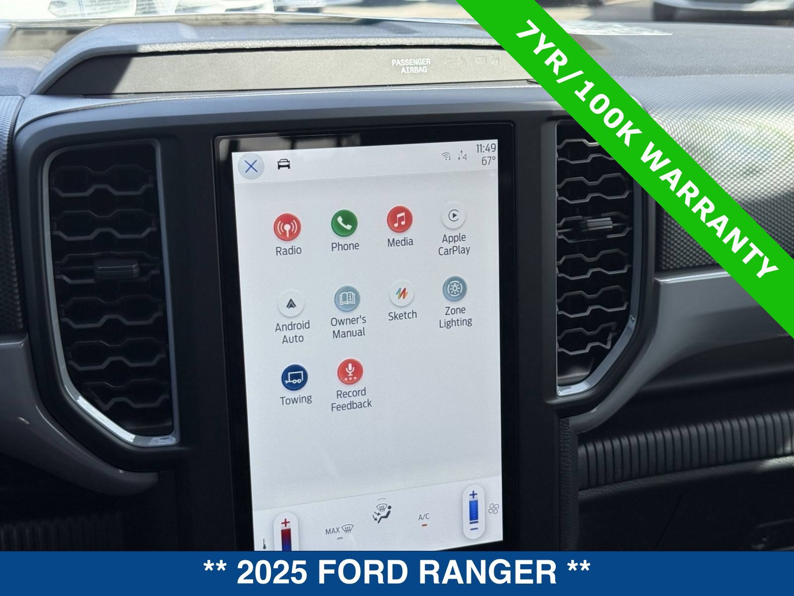 Certified 2025 Ford Ranger XL RWD image 27