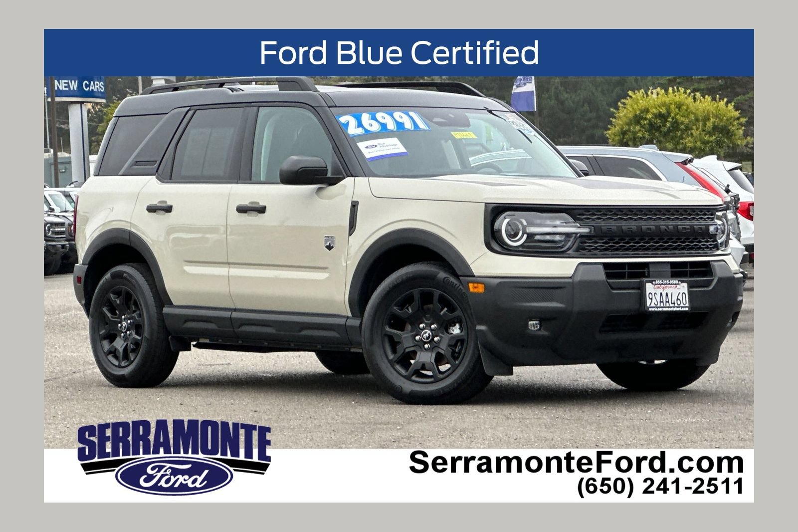 Certified 2025 Ford Bronco Sport Big Bend w/ Convenience Package AWD/4WD image 1