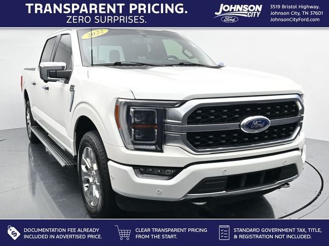 Certified 2022 Ford F150 Platinum w/ Equipment Group 701A High