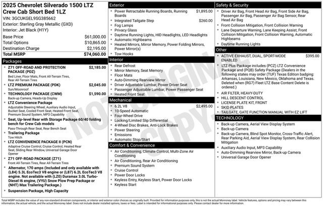 Used 2025 Chevrolet Silverado 1500 LTZ AWD/4WD image 35