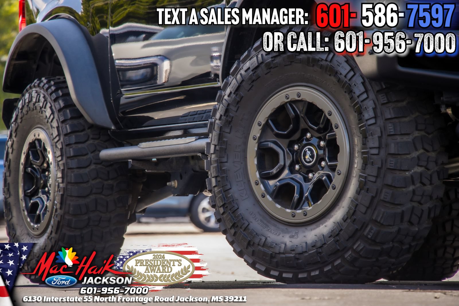 Certified 2022 Ford Bronco Big Bend w/ Sasquatch Package AWD/4WD image 3