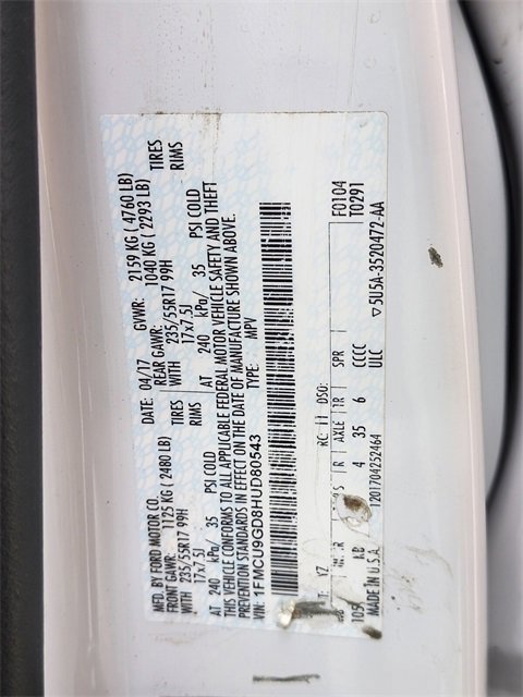 Certified 2017 Ford Escape SE image 32