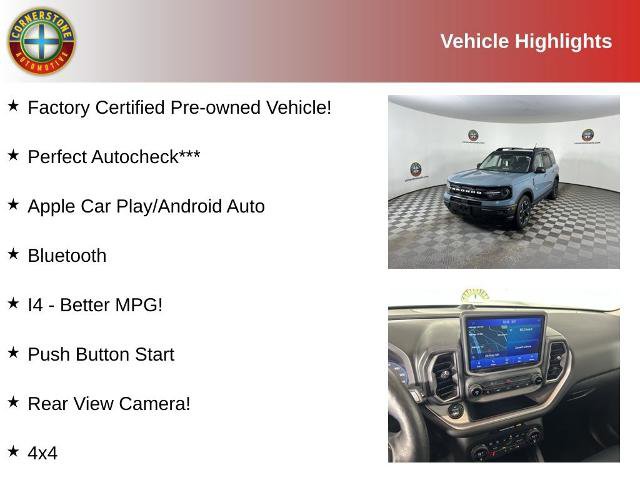 Certified 2021 Ford Bronco Sport Outer Banks w/ Outer Banks Package image 2