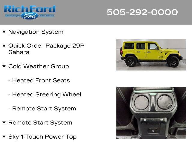 Used 2023 Jeep Wrangler Unlimited Sahara w/ Cold Weather Group image 11