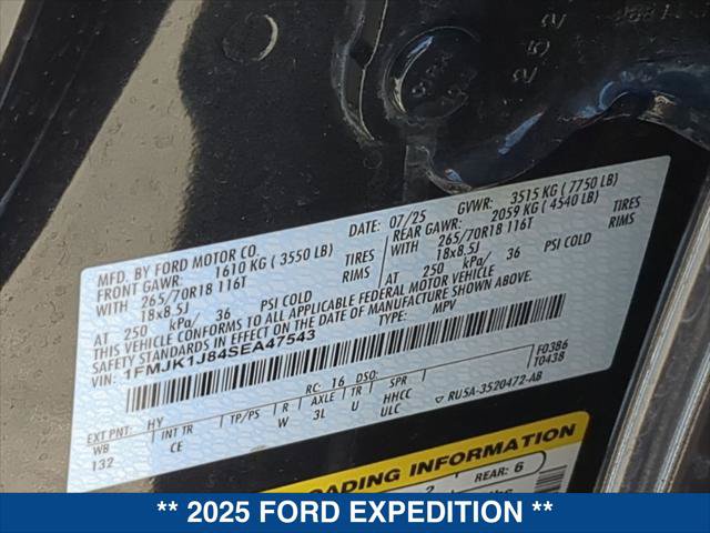 Certified 2025 Ford Expedition Max Active AWD/4WD image 23