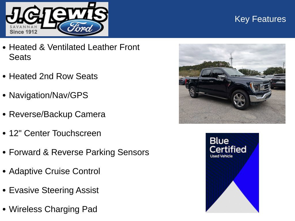 Certified 2023 Ford F150 Lariat w/ Equipment Group 502A High AWD/4WD image 31