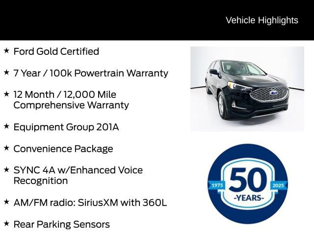 Certified 2024 Ford Edge SEL w/ Convenience Package image 10