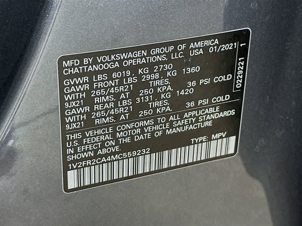 Used 2021 Volkswagen Atlas SEL Premium AWD/4WD image 26