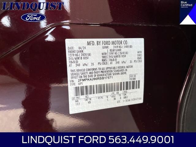 Certified 2024 Ford Edge SEL w/ Convenience Package AWD/4WD image 18
