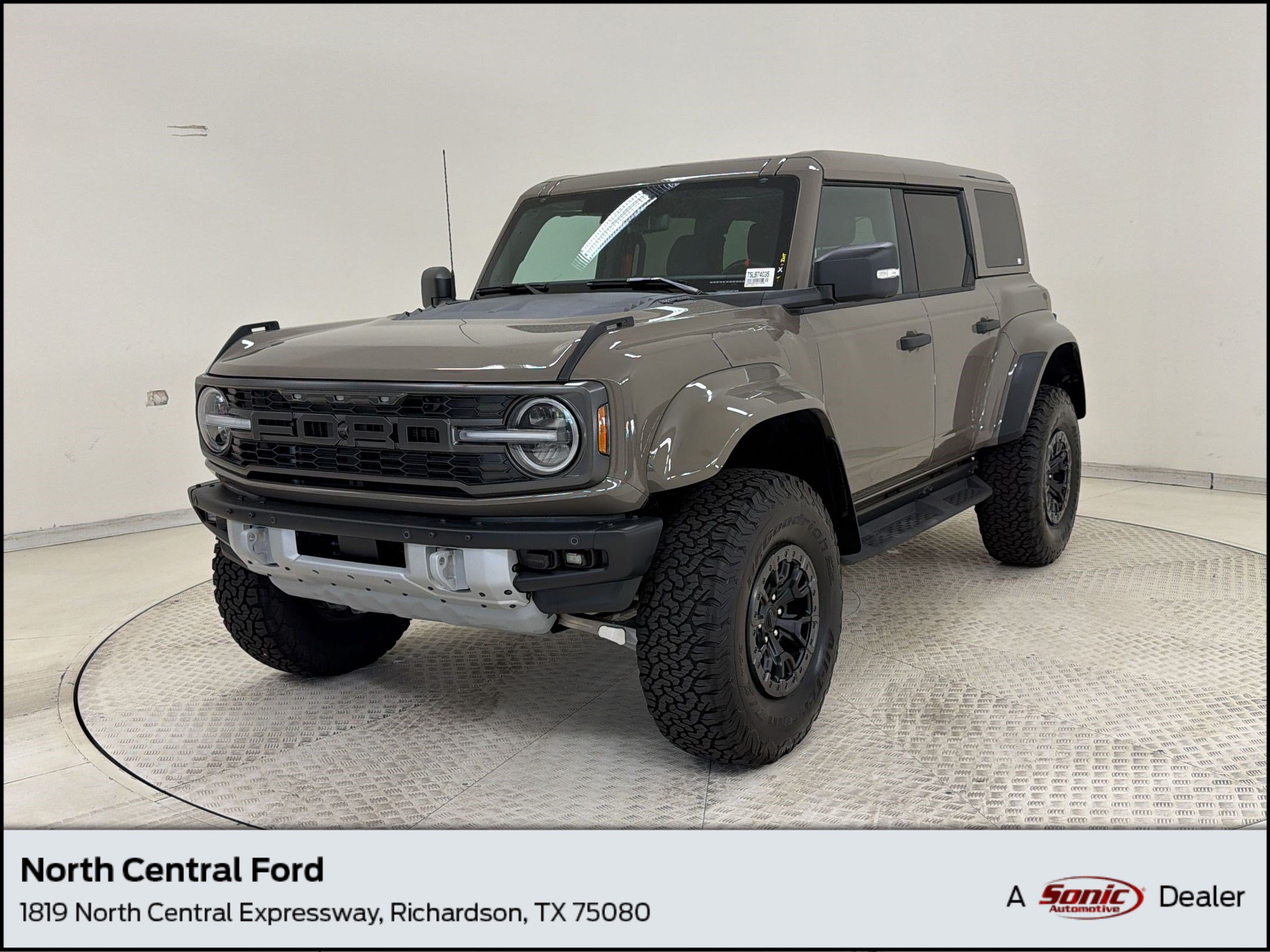Certified 2025 Ford Bronco Raptor w/ Interior Carbon Fiber Pack
