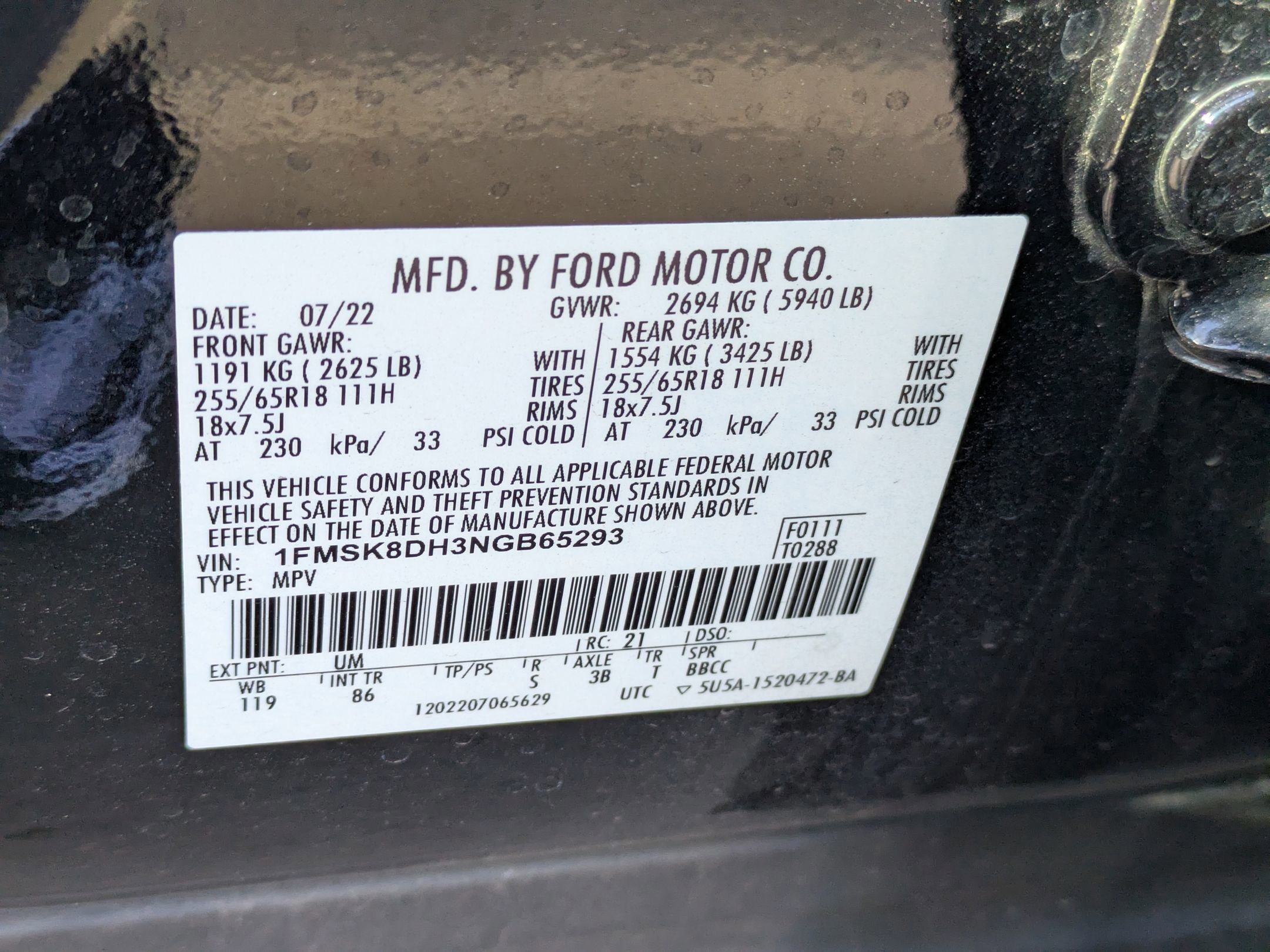 Certified 2022 Ford Explorer XLT image 40