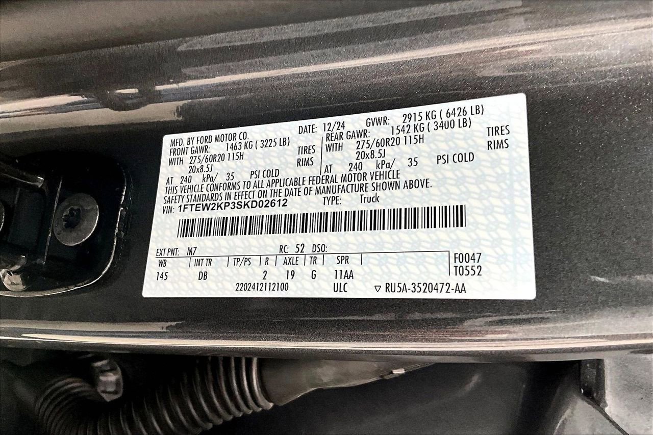 Certified 2025 Ford F150 STX w/ STX Black Appearance Package image 34