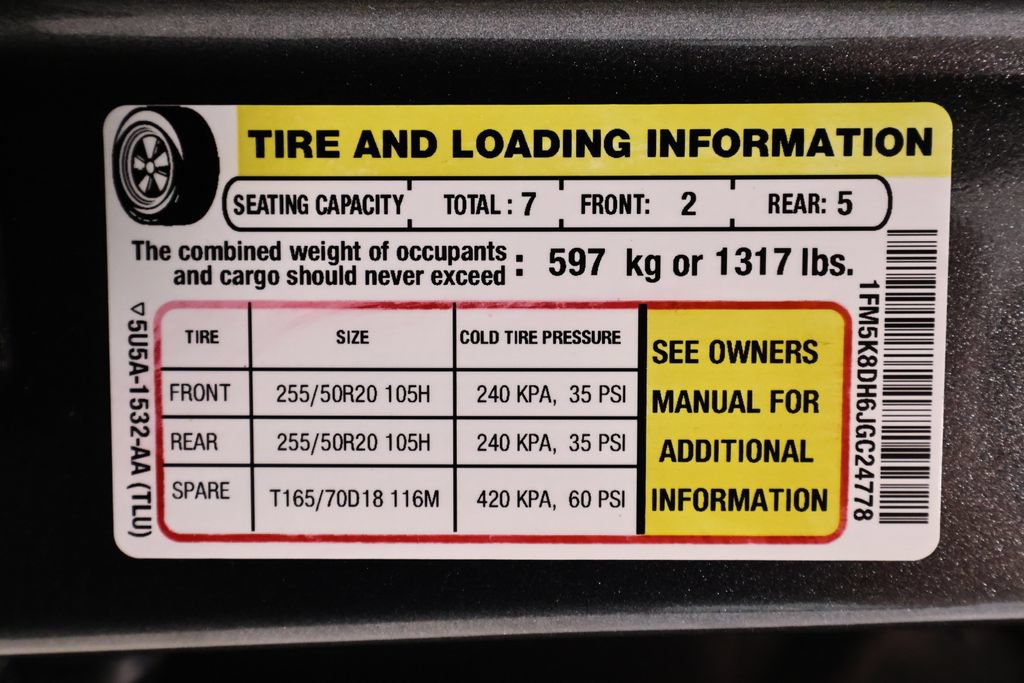 Certified 2018 Ford Explorer XLT w/ Equipment Group 202A AWD/4WD image 44