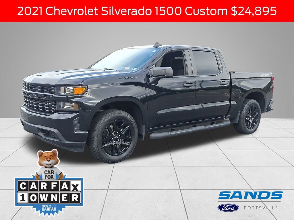 Used 2021 Chevrolet Silverado 1500 Custom w/ Rally Edition image 1