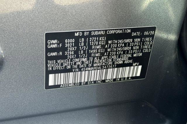 Used 2020 Subaru Ascent Touring w/ Popular Package #2A AWD/4WD image 39