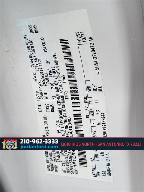 Certified 2020 Ford Ranger XLT w/ FX4 Off-Road Package image 33