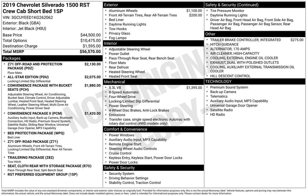 Used 2019 Chevrolet Silverado 1500 RST AWD/4WD image 27