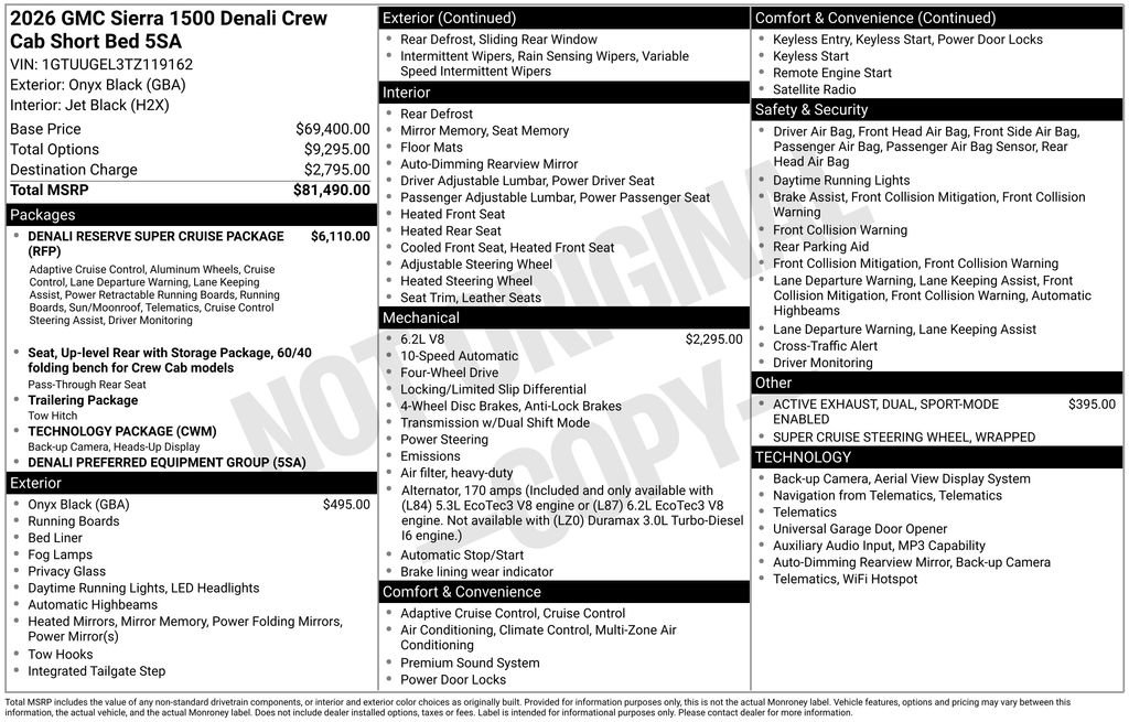 Used 2026 GMC Sierra 1500 Denali AWD/4WD image 37