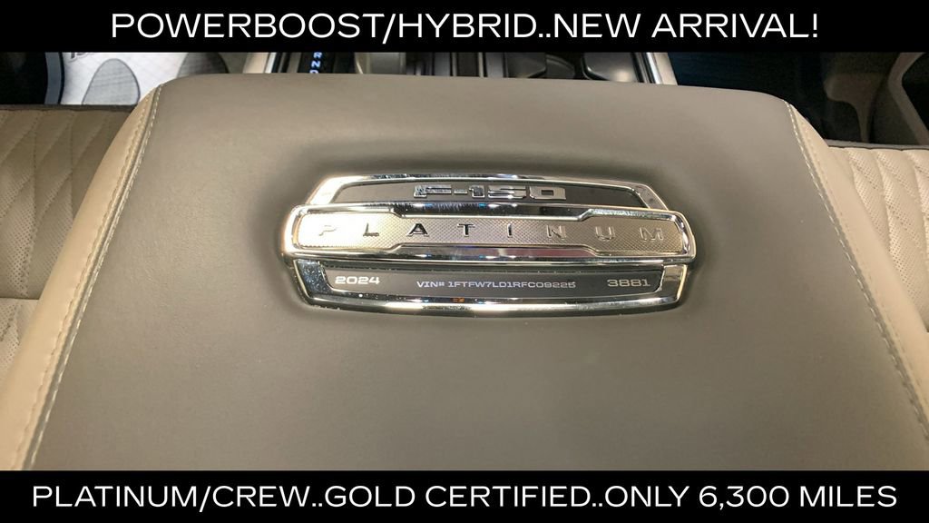 Certified 2024 Ford F150 Platinum w/ Equipment Group 703A Plus AWD/4WD image 30
