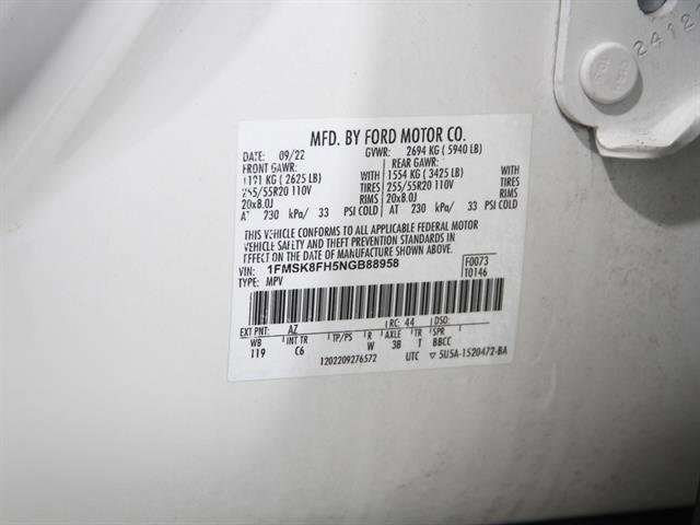 Certified 2022 Ford Explorer Limited w/ Equipment Group 301A image 25