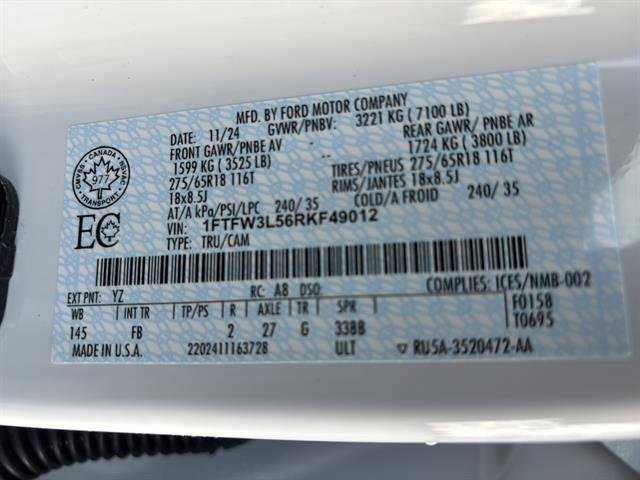 Certified 2024 Ford F150 XLT w/ Equipment Group 302A MID image 20