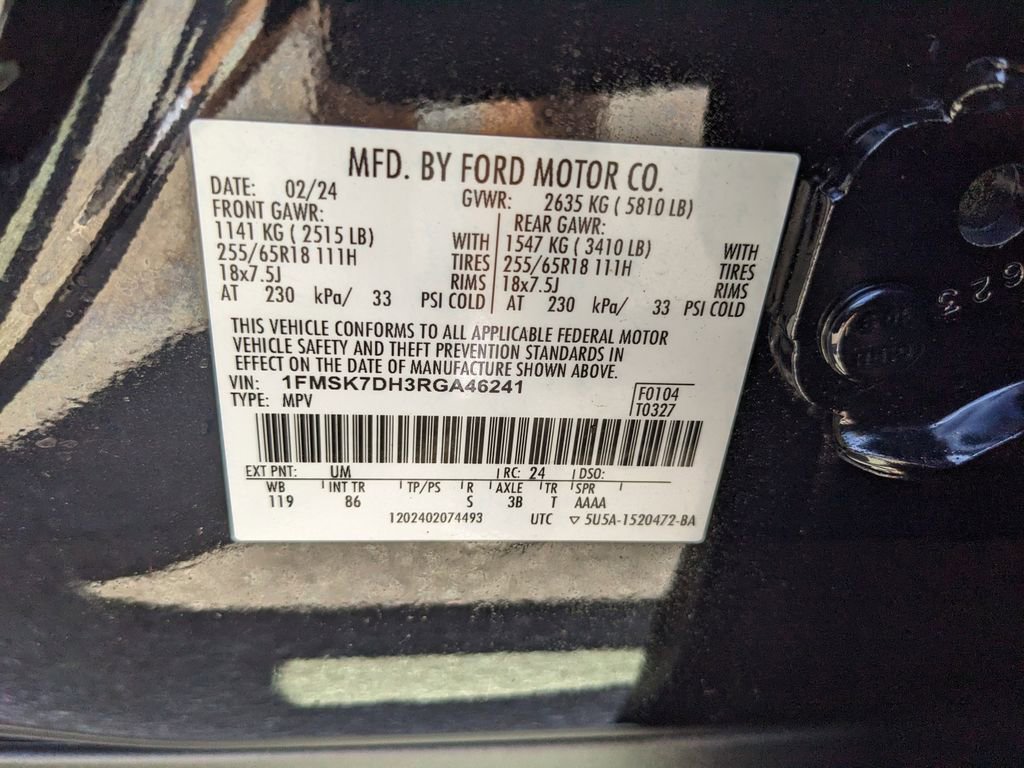 Certified 2024 Ford Explorer XLT image 7