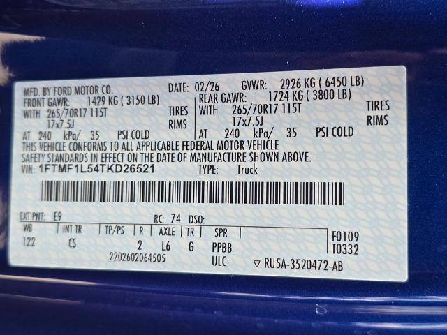 Certified 2026 Ford F150 XL AWD/4WD image 32