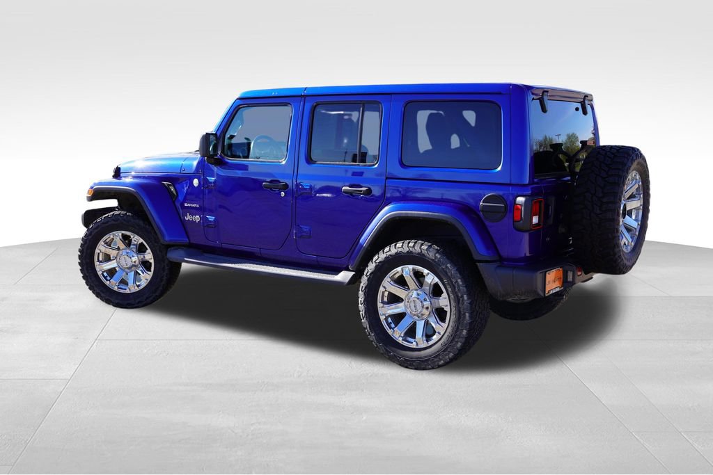 Used 2019 Jeep Wrangler Unlimited Sahara w/ Uconnect 4C Nav & Sound Group AWD/4WD image 8
