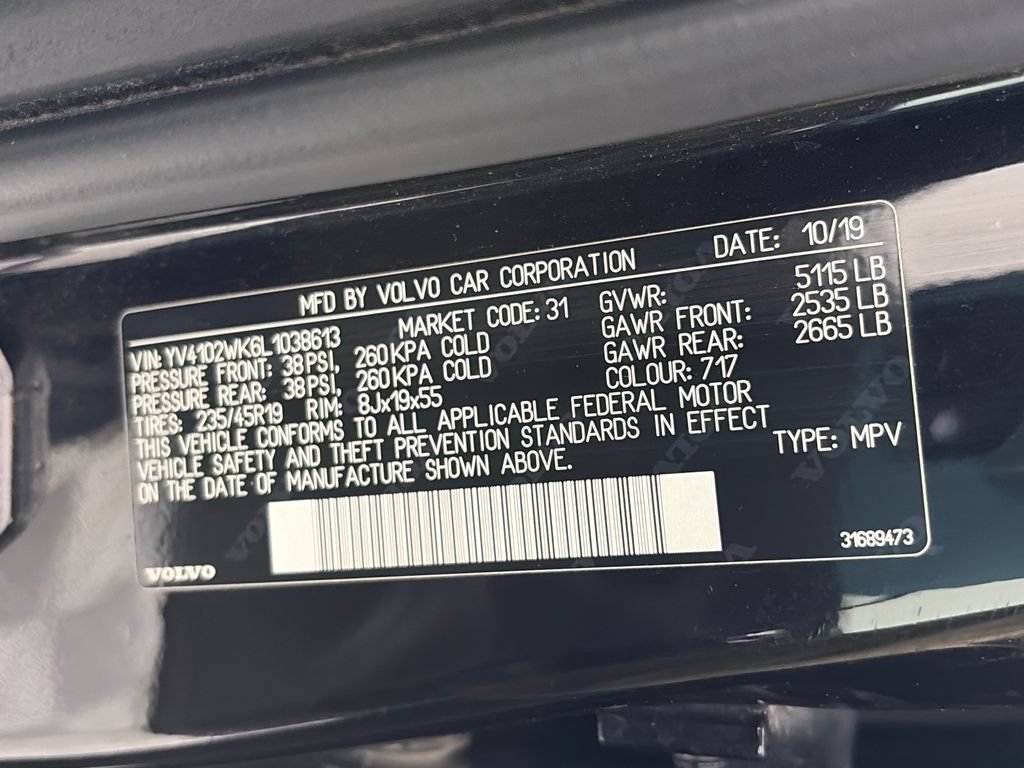 Used 2020 Volvo V60 T5 Cross Country AWD/4WD image 9