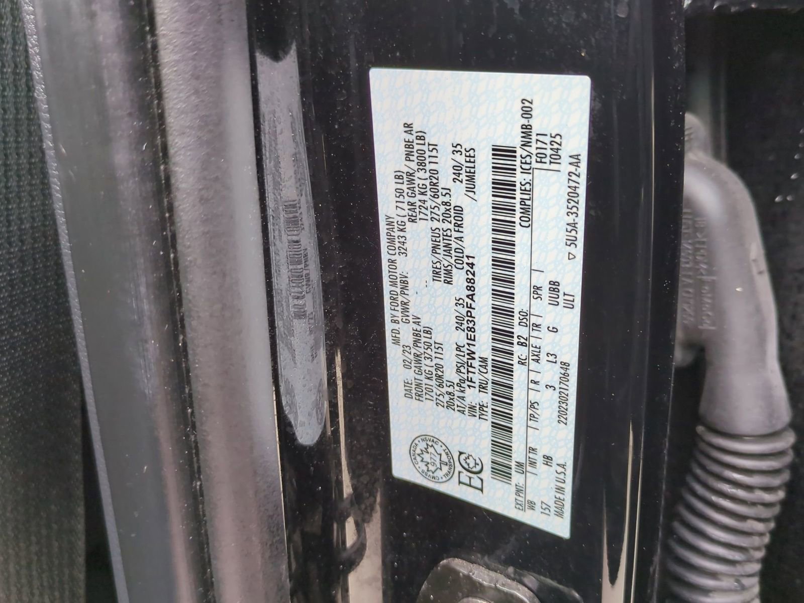 Certified 2023 Ford F150 Lariat w/ Equipment Group 502A High image 44