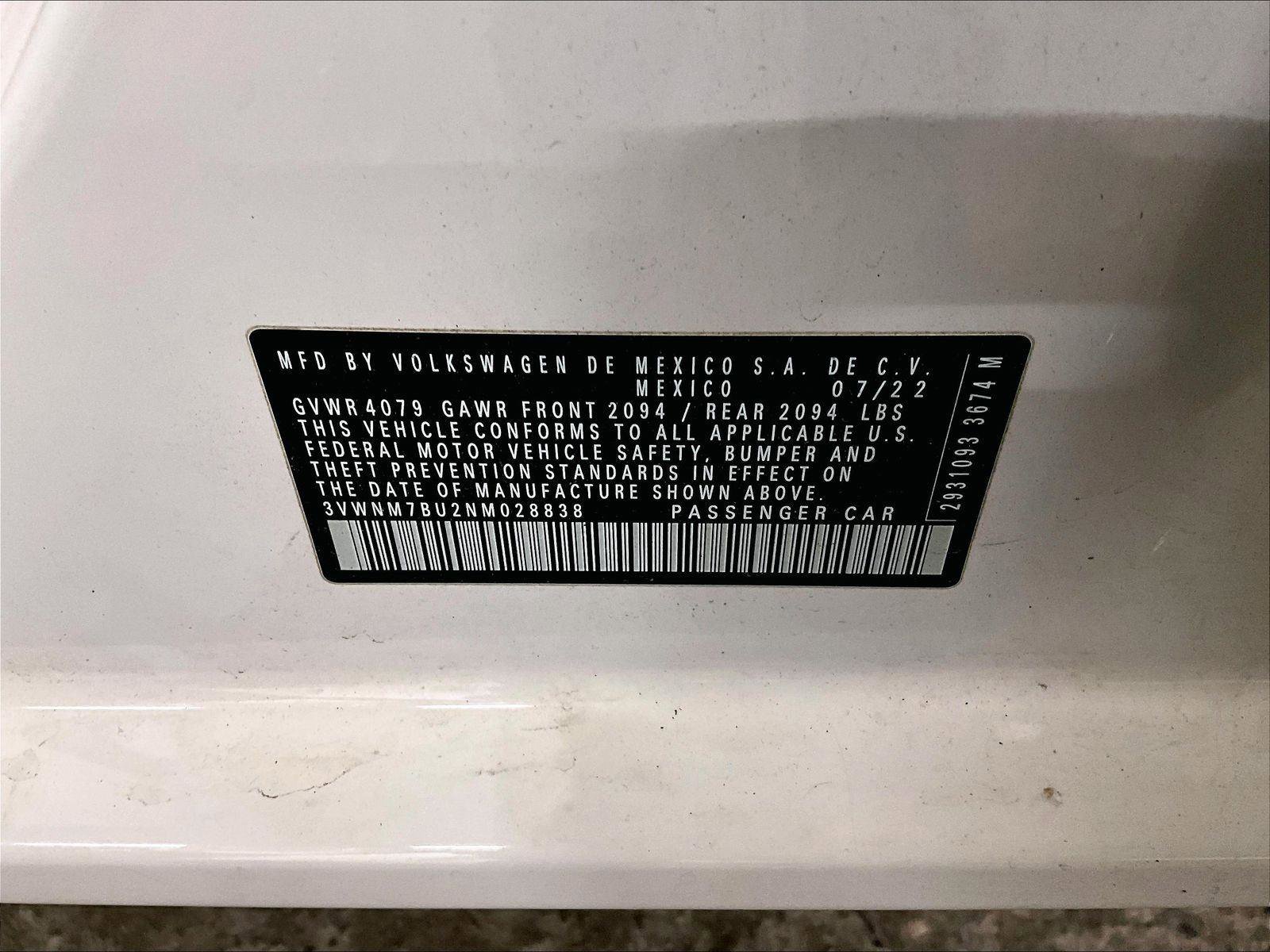 Used 2022 Volkswagen Jetta S FWD image 32