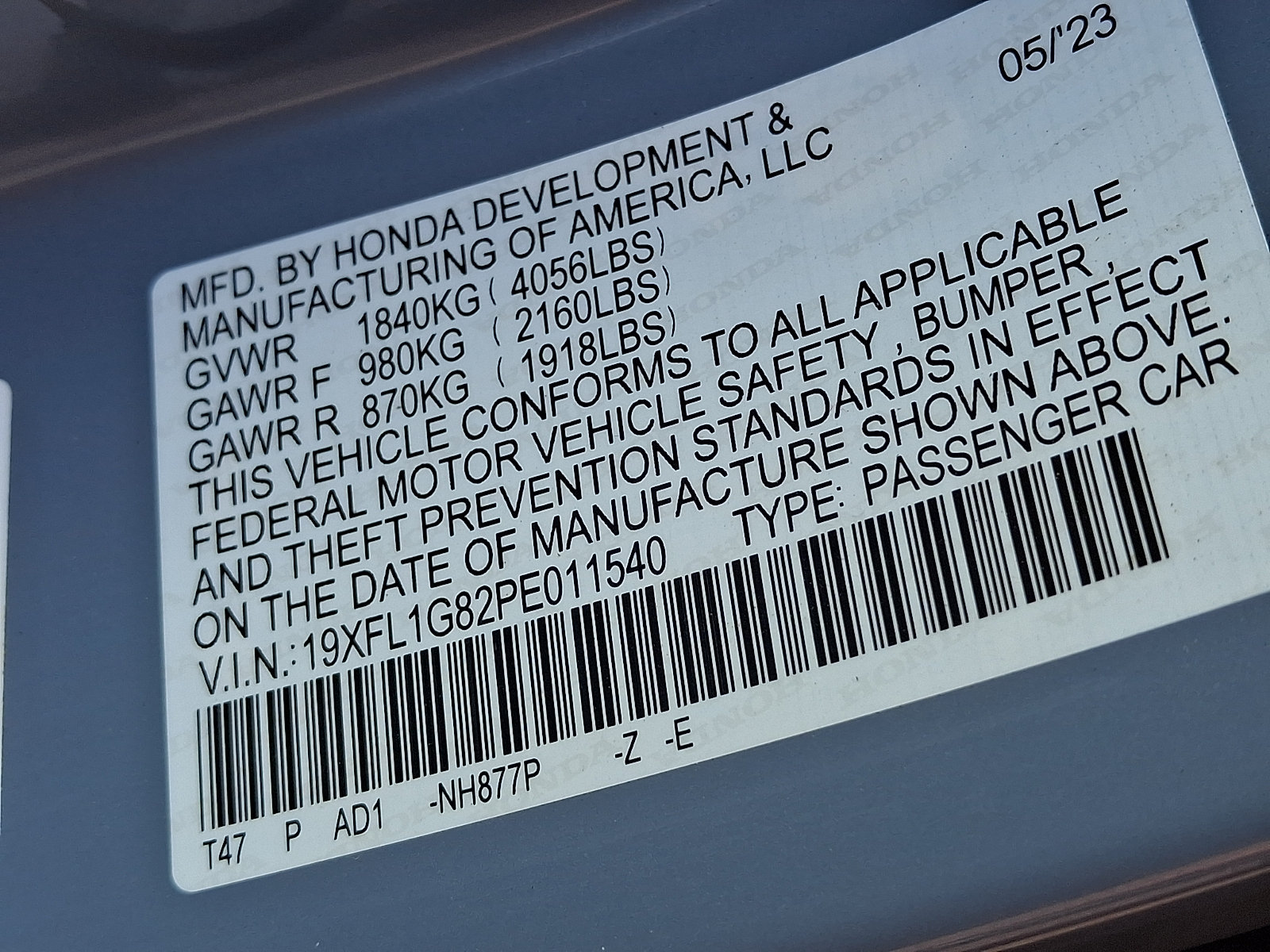 Used 2023 Honda Civic Sport Touring image 27