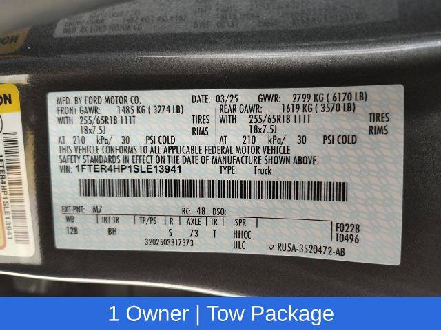 Certified 2025 Ford Ranger XLT w/ Equipment Group 301A High AWD/4WD image 27